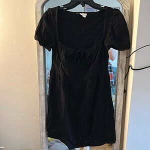 Black mini sundress